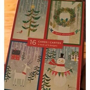 Hallmark Religious Christmas Boxed Cards, Nativity Scene 16 Christmas Cards and